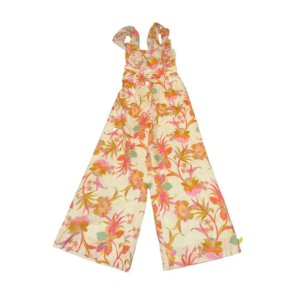 Taylor Women’s Flutter Sleeve Floral Jumpsuit Size Small - Picture 7 of 7